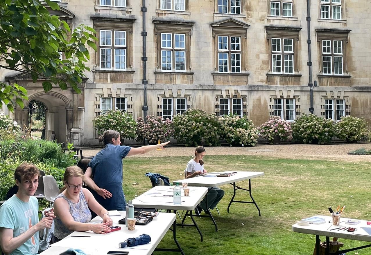 A painting workshop