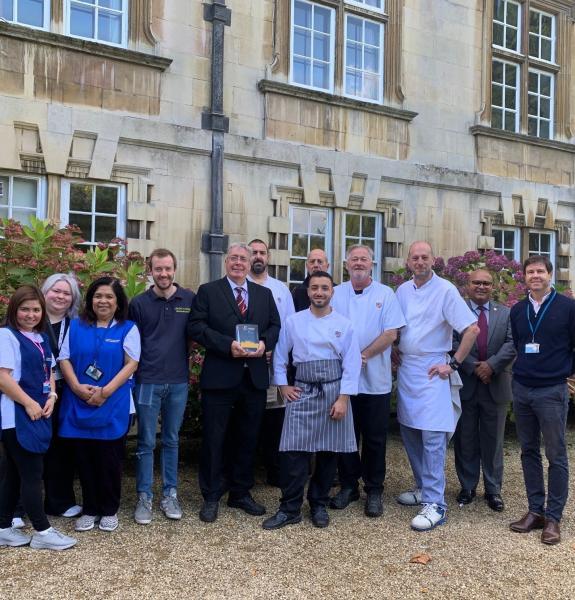 Staff with the BID award