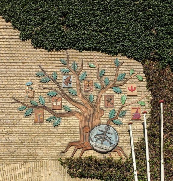 Mural of a tree
