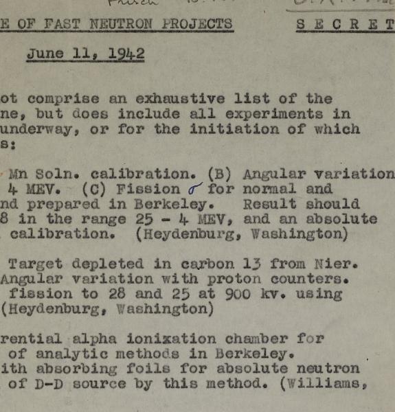 typewritten notes